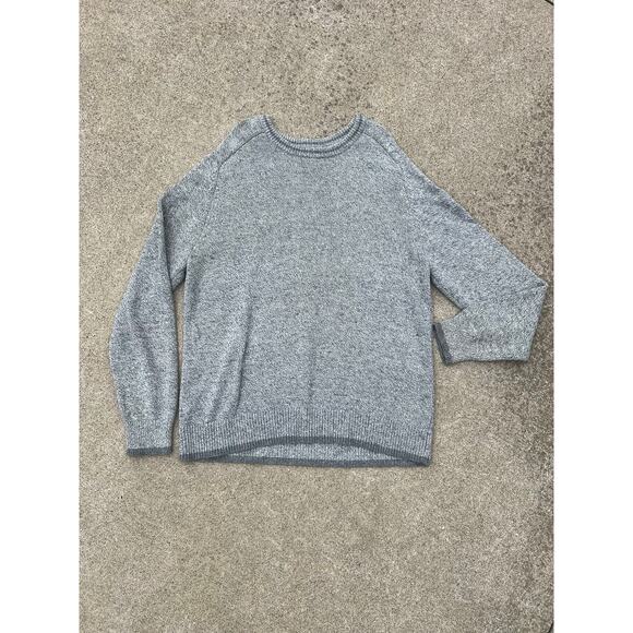 Goodfellow & Co. Sweater Men Size XL Gray Dark Gray Trim Crewneck Long Sleeve - Picture 1 of 5
